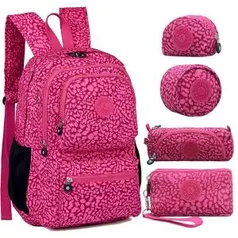 Kit Mochila de Nylon Impermeável R$141