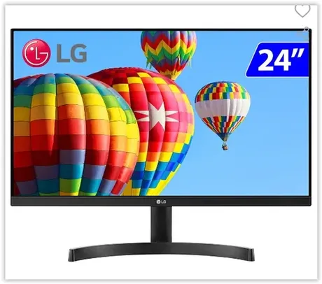 Monitor Gamer LG LED 24" IPS Full HD HDMI 75Hz 1ms 24ML600M