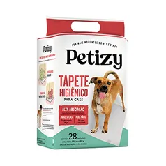  Tapete Higiênico PETIZY Para Pet 80cm X 60 cm - 28 tapetes