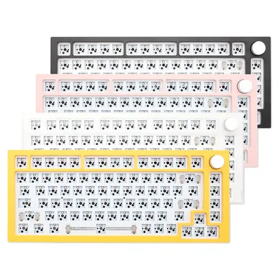 Kit teclado custom 75% + switch yellow