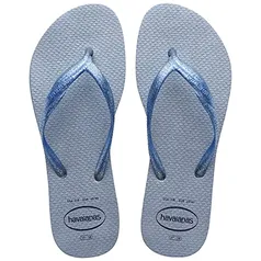 [PRIME] Chinelo Fantasia Gloss, Havaianas, Feminino, Azul Índigo, 37/38