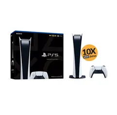 PlayStation 5 Digital 825GB - 1 Controle - Branco