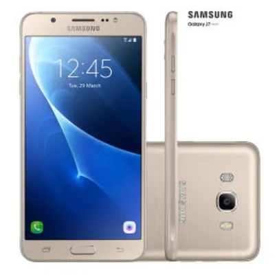 Smartphone Samsung Galaxy J7 Metal 16GB Dourado 4G Tela 5.5" Câmera 13MP - R$ 571