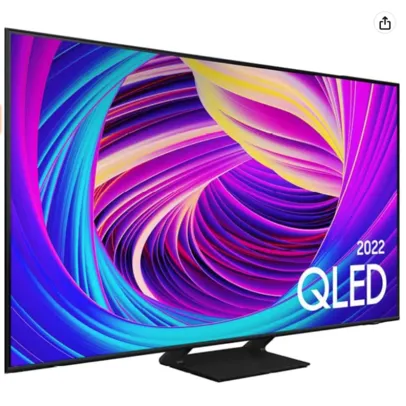 [1° COMPRA] Samsung Smart TV 55 - QLED SLIM 4K 55Q65B 2022, Modo Game, Som em Movimento