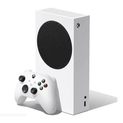 (R$1.567,93 AME) Console Xbox Series S ssd 512GB 1 Controle Branco Bivolt