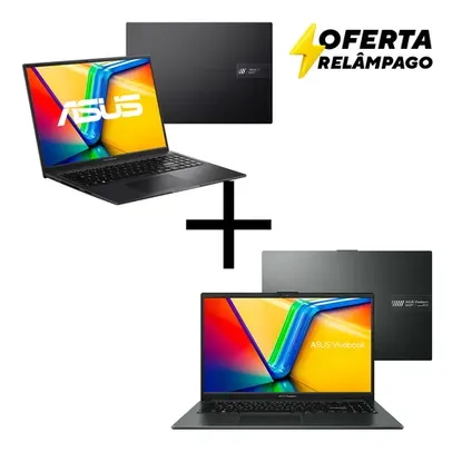 Notebook ASUS Vivobook 16X K3605ZF-N1420W Indie Black + Notebook ASUS Vivobook Go 15 E1504FA-NJ1291 Mixed Black