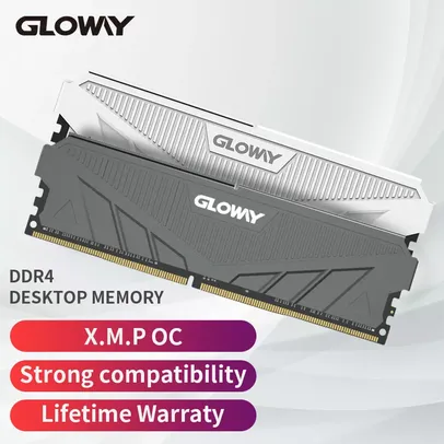 Gloway Memoria Ram Ddr4 16gb (8gb X 2 Pces) 3600mhz Com Dissipador 