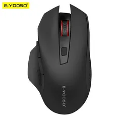 (Novo usuário/Taxa inclusa) Mouse E-YOOSO wireless com 2 botões laterais 