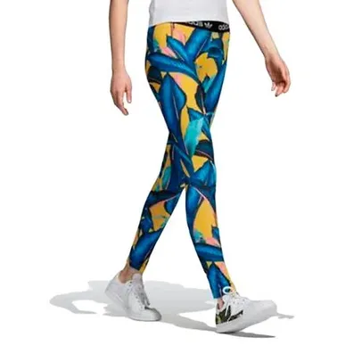 Calça Legging Adidas Tights Farm Azul