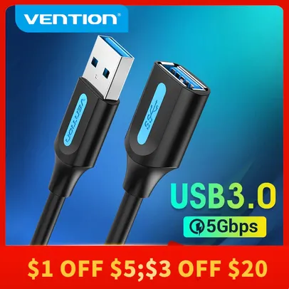 [Novos Usuários] Cabo extensor VETION USB 2.0 | R$ 0,33