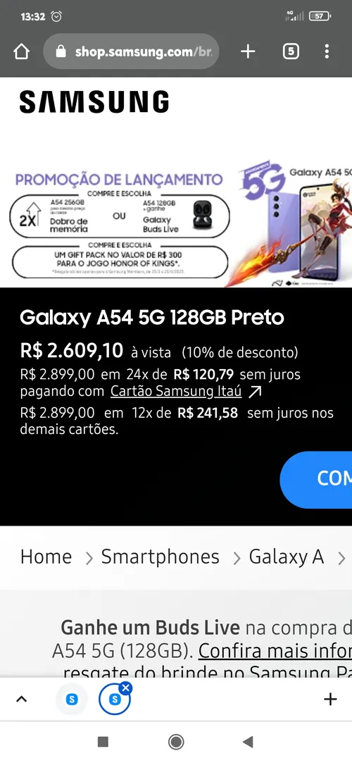 Imagen na descrição da promoção