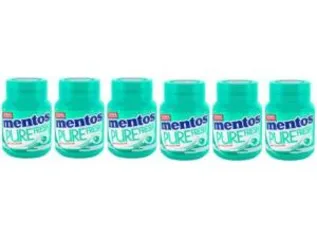 [Com Magalupay R$47] Goma de Mascar Mentos Pure Fresh Wintergreen - Display 6 Unidades