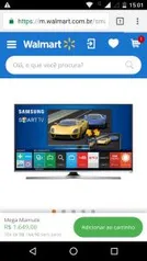 Smart TV LED 40 Samsung 40J5500 Full HD com Conversor Digital 3 HDMI 2 USB Wi-Fi Integrado Funcao Game - Energia Elétrica - Bivolt R$ 1649,00