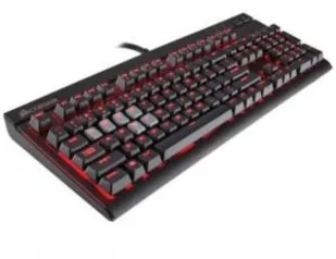 Teclado Gaming Corsair STRAFE Mecânico Cherry MX Red, CH-9000088-BR - R$309