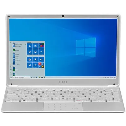 [ame R$719] Notebook Ultra Ub430 Intel Core I3 4gb 120gb Ssd W10 14'' Prata