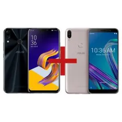 Zenfone 5 4gb/128gb + Zenfone Max Pro M1 4gb/64gb - R$1.999