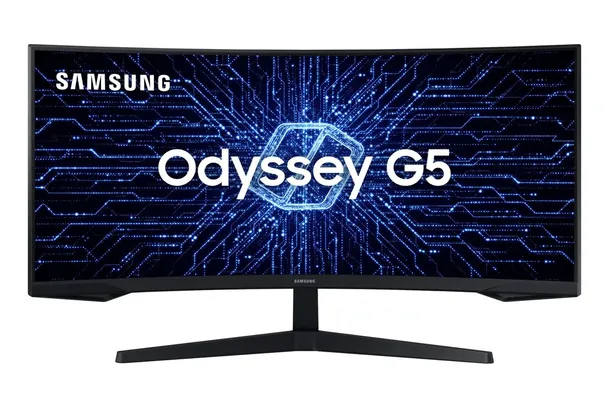 [AME R$ 3009] Monitor Gamer Curvo Samsung Odyssey 34", ultra WQHD, 165Hz, 1ms, HDMI, DP, Freesync, G5