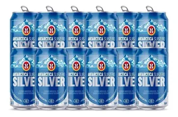 Cerveja Antarctica Subzero Silver 350ml - Pack 12 Unidades