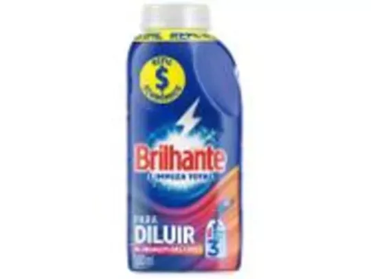 [A partir 2un]Sabão Líquido Concentrado Brilhante - para diluir limpeza total Refil 500ml