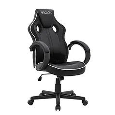 Cadeira Gamer Royale Preto Black Tie Linha Branca com Regulagem de altura | R$ 599,00