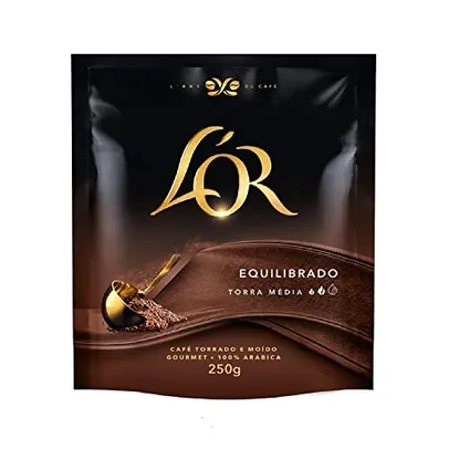 (Compre 4 pague 2)(4 por R$33,56 REC) L'OR Café 100% Arábica L'Or Sachê 250 G