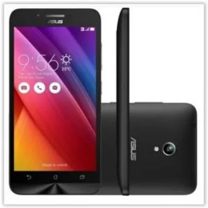 [Kabum] Smartphone Asus Zenfone Go ZC500TG-1A051BR, Quad Core, Android 5.1, Tela 5´, 16GB, 8MP, 3G, Dual Chip Desbloqueado - Preto por R$ 699