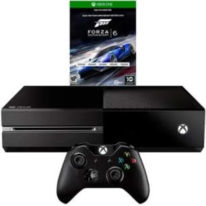 [AMERICANAS] Console Xbox One 500GB + Jogo Forza 6 (Via Download) + Controle Wireless - R$ 1564,35 no boleto!
