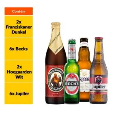 Kit Becks + Cervejas Artesanais Europeias (16 Garrafas) - R$126,12