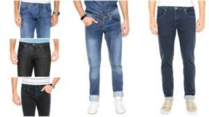 CORREE Qualquer modelo de calça jeans masculina do link por R$ 10