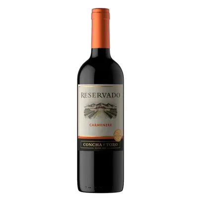 (Leve 8) Vinho Tinto Chileno Carmenere Reservado 750ml Concha Y Toro