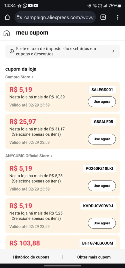 Imagen na descrição da promoção