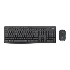 Kit Teclado e Mouse Logitech MK295 USB Silent Wireless | R$180