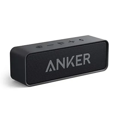 Alto-falante Anker Soundcore Bluetooth com impermeabilidade IPX5, som estéreo, reprodução de 24 horas, alto-falante portátil sem fio para iPhone, Sams