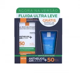 KIT LA ROCHE-POSAY ANTHELIOS AIRLICIUM FPS80 &AMP; EFFACLAR GEL CONCENTRADO 2 PRODUTOS