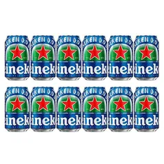 Cerveja Heineken Zero Lata 350ml Pack 12 Unidades