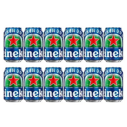 Cerveja Heineken Zero Lata 350ml Pack 12 Unidades