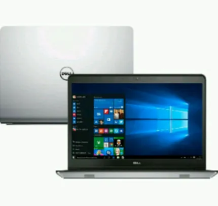 Notebook Dell Inspiron I14-5457-A30 Intel Core i7 8GB 1TB 14" Windows 10 - Prata - R$2.815