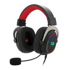 Headset Gamer Redragon Zeus X, RGB, Som Surround 7.1, Drivers 53mm, Preto, H510-RGB