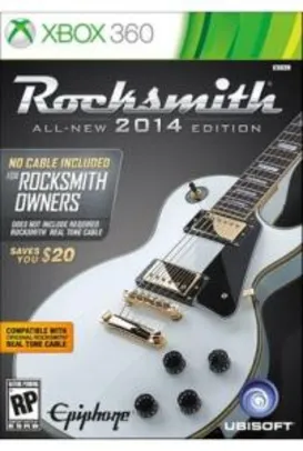 Rocksmith 2014 - All-New Edition - No Cable Included - Xbox 360 | Saraiva
