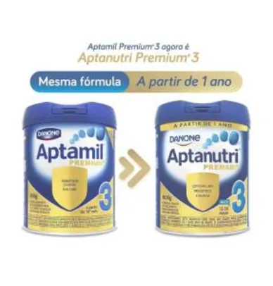 Fórmula Infantil Aptanutri Premium 3, 800g R$34