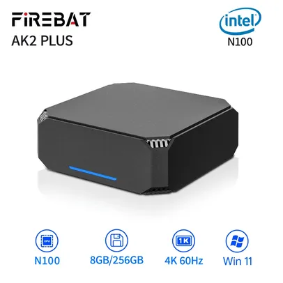 [Taxa inclusa] FIREBAT AK2 PLUS MiniPC Intel N100 Dual Band WiFi5 BT4.2 8GB 256GB