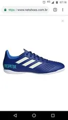 Chuteira Futsal Adidas Predator 18.4 IN Masculina