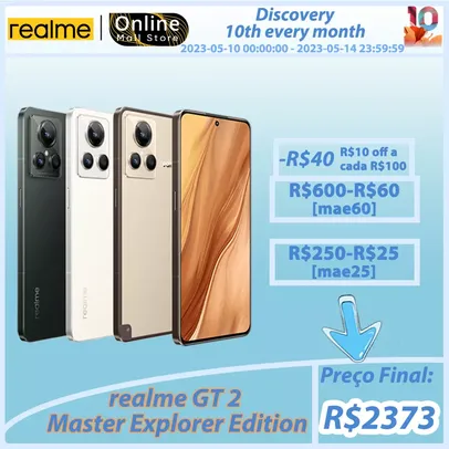 [APP] Smartphone Realme GT 2 Master Explorer Edition  256GB / 8gb