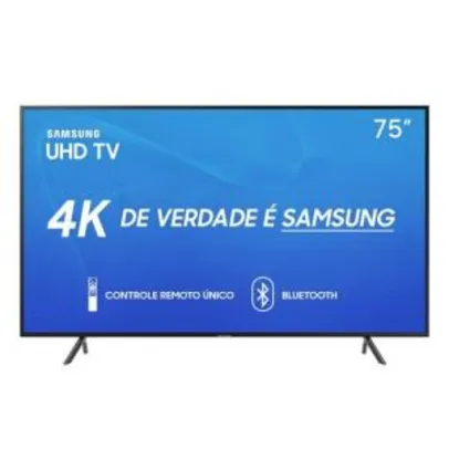 Smart TV Samsung LED 75" UHD 4K 75RU7100 | R$5.121