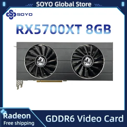 Placa de Vídeo RX 5700 XT 8GB SOYO