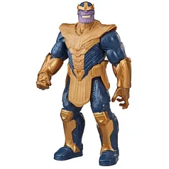 (VIP) Boneco Marvel Vingadores Titan Hero Series Blast Gear Deluxe Thanos E7381 Hasbro - 30cm