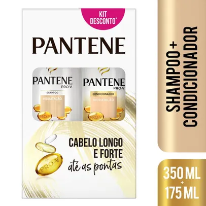 Shampoo 350ML + condicionador 175ML pantene hidratação