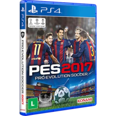 Pro Evolution Soccer 2017 - PS4 R$ 72,00