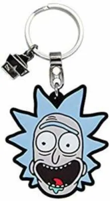 (Amazon Prime)Chaveiro de Borracha Rick Rick And Morty Oficial Beek Geek'S Stuff Azul