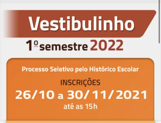 Curso Técnico pela ETEC (Estado de SP)